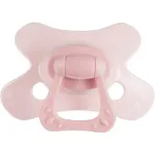 Difrax 2x Fopspeen Natural 6+ Mnd Roze
