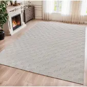 Muratap Vivant chesterfield vloerkleed laagpolig effen - 140x200 cm