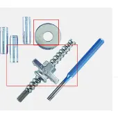 Carat snelspanner + vleugelmoer + ring