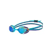 Arena Bril 'Python Mirror' aqua / grijs