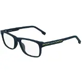 Lacoste L2886 N 55/18/145 Matte blauwe Bio geïnjecteerde MAN L2886 N