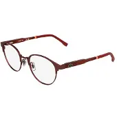 Lacoste L3115 48/18/135 Matte bordeaux Metalen BRIL L3115