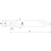Phantom Centreerboor 3,15-8Mm 60Gr Din333A Hss
