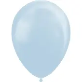 Globos Nordic Kwaliteitsballon metallic lichtblauw 100 stuks (lichtblauw)
