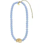 Purelei Ketting 'Blue Lagoon' blauw / goud