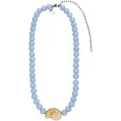 Purelei Ketting 'Blue Lagoon' blauw / zilver