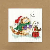 Bothy Threads Kerstkaart borduren telwerk