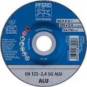 PFERD TOOLS SG ALU 61341115 Doorslijpschijf recht 125 mm 25 stuk(s) Aluminium, Non-ferrometaal