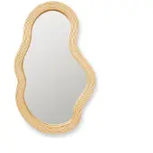 Ferm Living Spiegel Pond Medium Rattan Natural