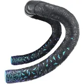 Supacaz Super Sticky Kush Star Fade blauw Refractor-stuurlint met einddoppen || Maat: 2.5