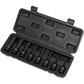 Draper 1/2 "Sq. Dr. Impact Hexagonal Socket Bit Set (8 Stuk)