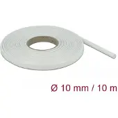 DeLOCK Fiberglass Sleeving 10 m x 10 mm white