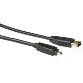 ACT Firewire IEEE1394 aansluitkabel 6-pin male - 4-pin male 4,50 m