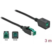 DeLOCK PoweredUSB extension cable 12 V 3 m