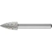 PFERD TOOLS 22441336 Freesstift HSS Spitsboog Lengte 60 mm Afmeting, Ø 10 mm Werklengte 20 mm Schachtdiameter 6 mm 1 stuks