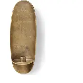 Ferm Living Agapé Wandkaarsenhouder Brass finish