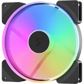 Fractal Design Prisma AL-18 PWM PC-ventilator Zwart, Wit