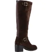 Hush puppies Heidi Leder Vrouwen Bruin Suede Laarzen