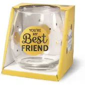 Miko Wijnglas Best friends Proost! (transparant)