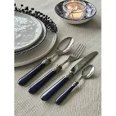 EME 24-delig, bestekcassette voor 6 personen, Blauw (mat), Napoleon