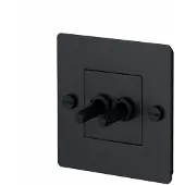 Buster + Punch - 1G double toggle cross Schakelaar