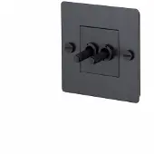 Buster + Punch - 1G double toggle cross Schakelaar
