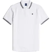 G-Star Shirt 'Dunda Slim Stripe Polo' marine / wit