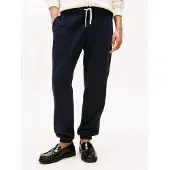 Tommy Hilfiger Broek 'Essential' donkerblauw / wit