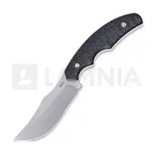 CRKT Burrower 3610 Stonewashed D2, Black Micarta, vaststaand mes, Kaila Cummings design