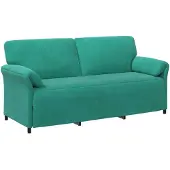 vidaXL 3-Zits Sofa Turquoise 198 x 83 x 95 cm Fluweel