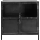 Pronto Wonen Opbergkast CARPINO (90 CM) metaal glas