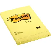 Post-It 659 zelfklevend notitiepapier Rechthoek Geel 100 vel Zelfplakkend