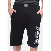 Lonsdale Broek 'Jam' zwart / wit