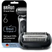 Braun - Series 6 Electric Shaver ORIGINAL Replacement Head, 64B - Black
