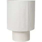 Lucide TISSAJA - Tafellamp - Ø 35 cm - 1xE27 - Wit | Essential