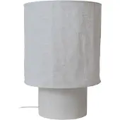 Lucide TISSAJA - Tafellamp - Ø 30 cm - 1xE27 - Wit - Essential