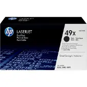 HP 49XD (Q5949XD) toner zwart hoge capaciteit dubbelpak (origineel)