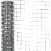 Nature - Verzinkt staal gaas - 1 x 2,5m - Grijs - 6,4 x 6,4mm mazen