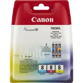 Canon Inktcartridge CLI-8C/M/Y 3-kleuren Multipack