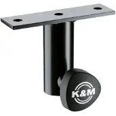 K&M 24281 (1 stuk, Stand), Luidsprekerstandaard + wandmontage, Zwart