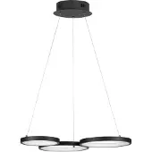 Nova Luce Moderne hanglamp Magnus zwart 55cm