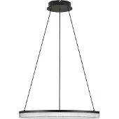 Nova Luce Zwarte hanglamp Lonela enkel