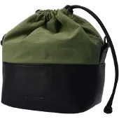 Artisan&artist ACAM-CP210 Leather/Fabrick Black-Khaki