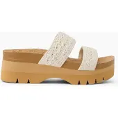 Reef Dames Sandalen Cushion Vista Hoger wit (38.5), 5 tot 8 cm, Geen, Casual CJ8611