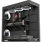 Havn HS 420 PC-Gehäuse, Midi-Tower, E-ATX, Tempered Glass - schwarz Midi-tower Behuizing, Gaming-behuizing, PC-behuizing Zwart