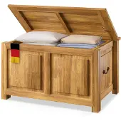 Deuba Opbergkist Bruin Acaciahout 85x44x48cm