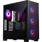 Phanteks XT Pro Ultra - Midi Tower Behuizing - Gehard Glas - 4x M25-140 DRGB Fans - USB-C - Zwart