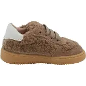 Shoesme teddy sneakers bruin Meisjes Suède Meerkleurig - maat 22