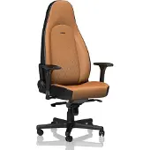 Noblechairs ICON Echtlederen Gaming Stoel Zwart/Beige