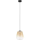 Nova Luce Design hanglamp Oblo 1-lichts amber glas